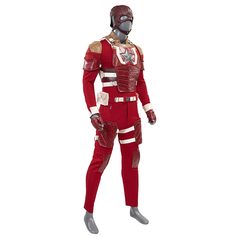 Thunderbolts Red Guardian Cosplay Costume Adults Halloween Outfit ACcosplay