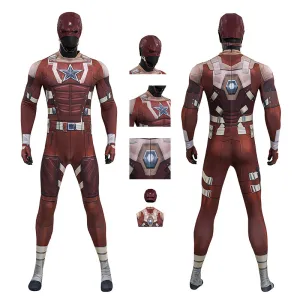 Thunderbolts Red Guardian Cosplay Costume Halloween Jumpsuit Outfit ACcosplay