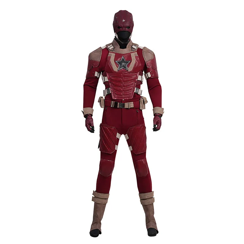 Thunderbolts Red Guardian Cosplay Costume Halloween Outfit Version 2 ACcosplay