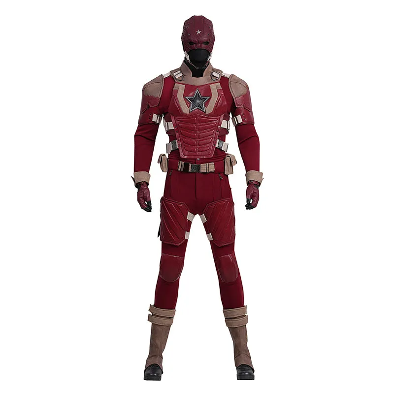 Thunderbolts Red Guardian Cosplay Costume Halloween Outfit Version 2 ACcosplay