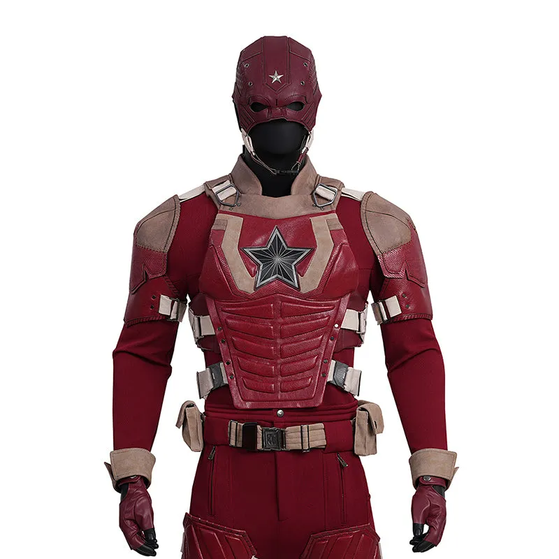 Thunderbolts Red Guardian Cosplay Costume Halloween Outfit Version 2 ACcosplay