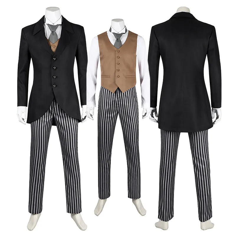 Tim Burton Corpse Bride Victor Cosplay Costume Victor Van Dort Uniform Halloween Suit