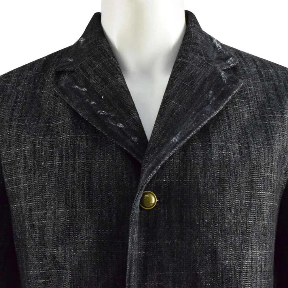 Twelfth 12th Doctor Peter Capaldi Denim Coat Jacket Cosplay Costume