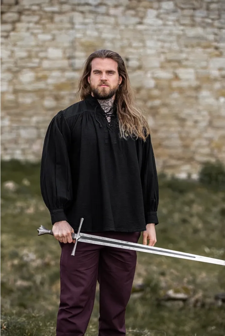 Typical Medieval Stand-Up Collar Shirt Friedrich