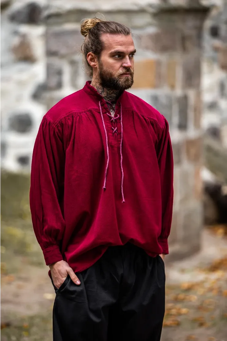 Typical Medieval Stand-Up Collar Shirt Friedrich