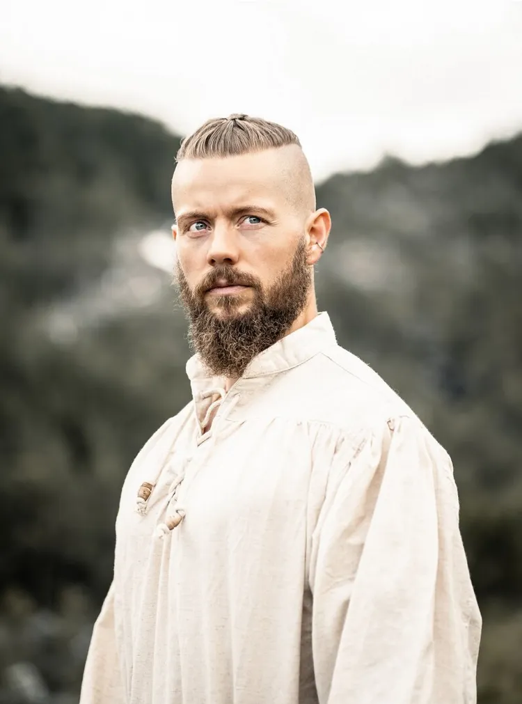 Typical Medieval Stand-Up Collar Shirt Friedrich