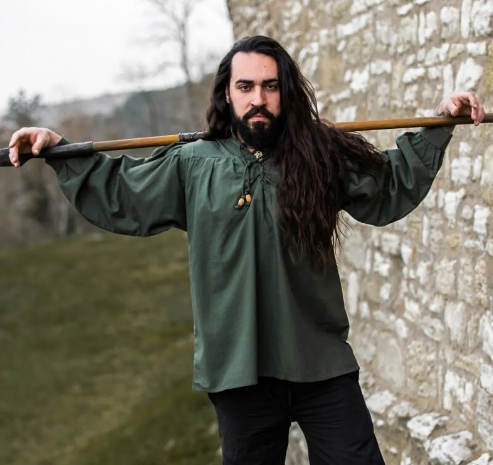 Typical Medieval Stand-Up Collar Shirt Friedrich
