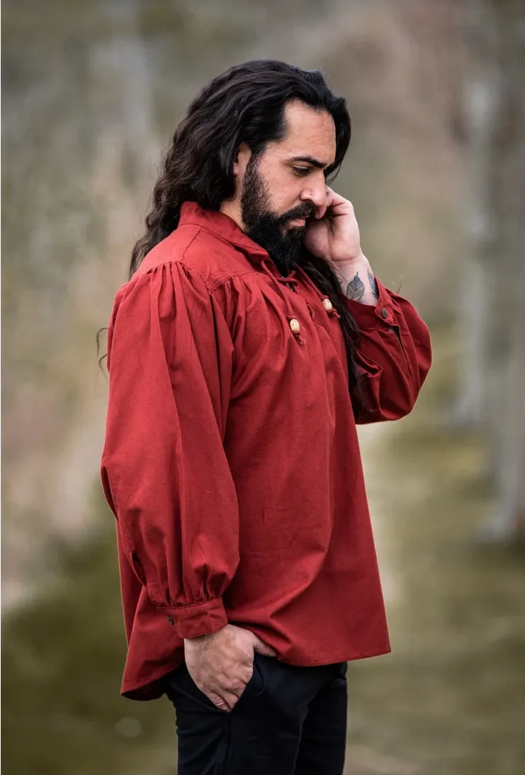 Typical Medieval Stand-Up Collar Shirt Friedrich