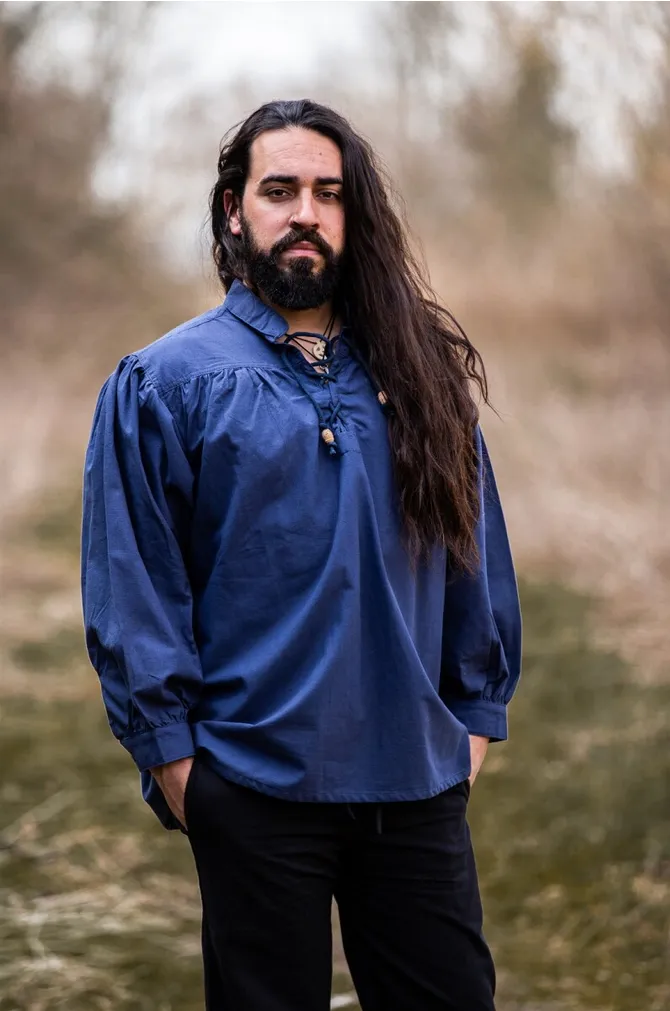 Typical Medieval Stand-Up Collar Shirt Friedrich