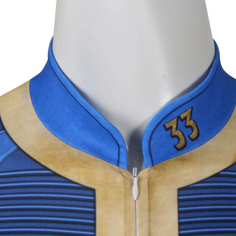 Vault Suit Fallout Cosplay Jumpsuit Fallout Onesie Men Halloween Suit ACcosplay