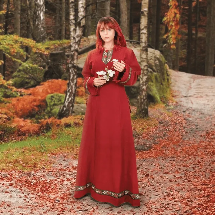 Viking Ceremonial Long Dress