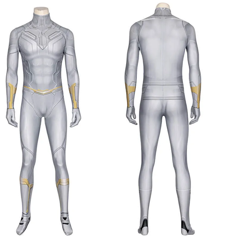 WandaVision Costume White Vision Cosplay Costume Superhero Suit