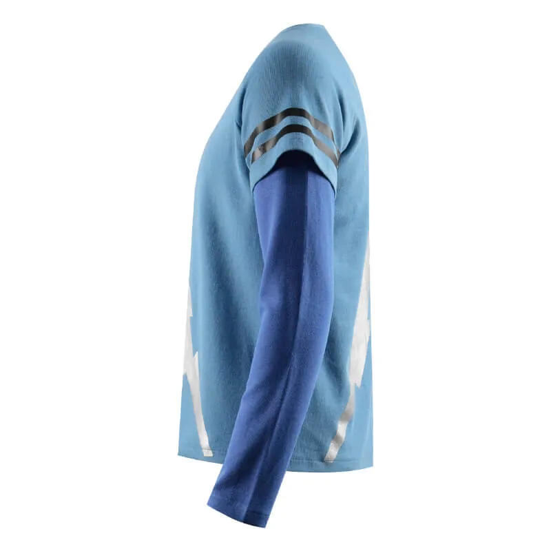 WandaVision Quicksilver Cosplay Costume Blue Flash Shirt ACcosplay
