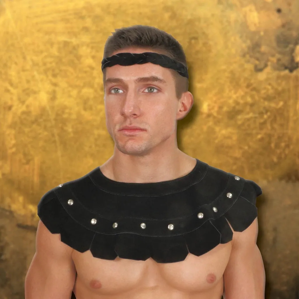 Warrior Suede Studded Mantle
