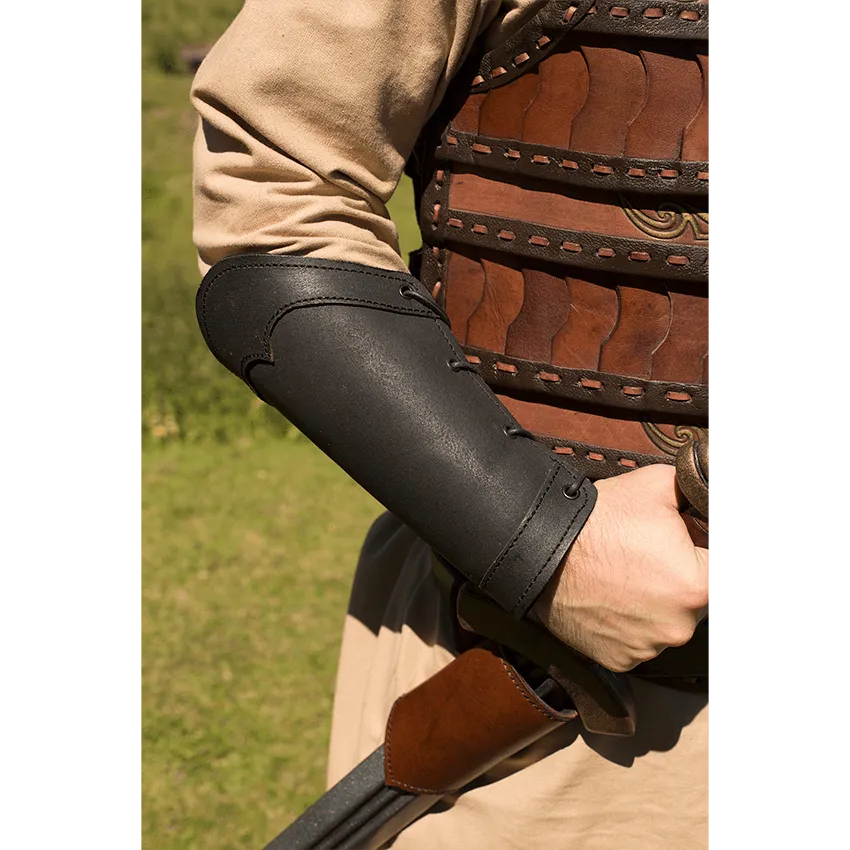 Warriors Leather Arm Bracers
