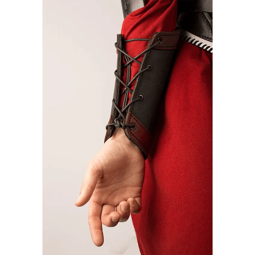 Warriors Leather Arm Bracers