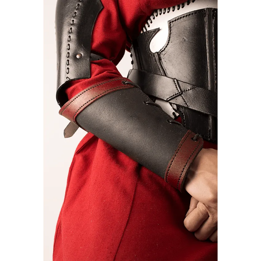 Warriors Leather Arm Bracers
