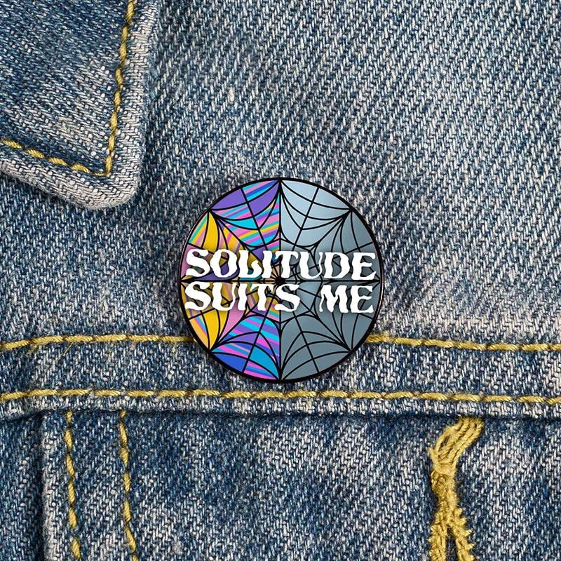 Wednesday Addams & Enid Sinclair Rainbow Nevermore Badge Pins