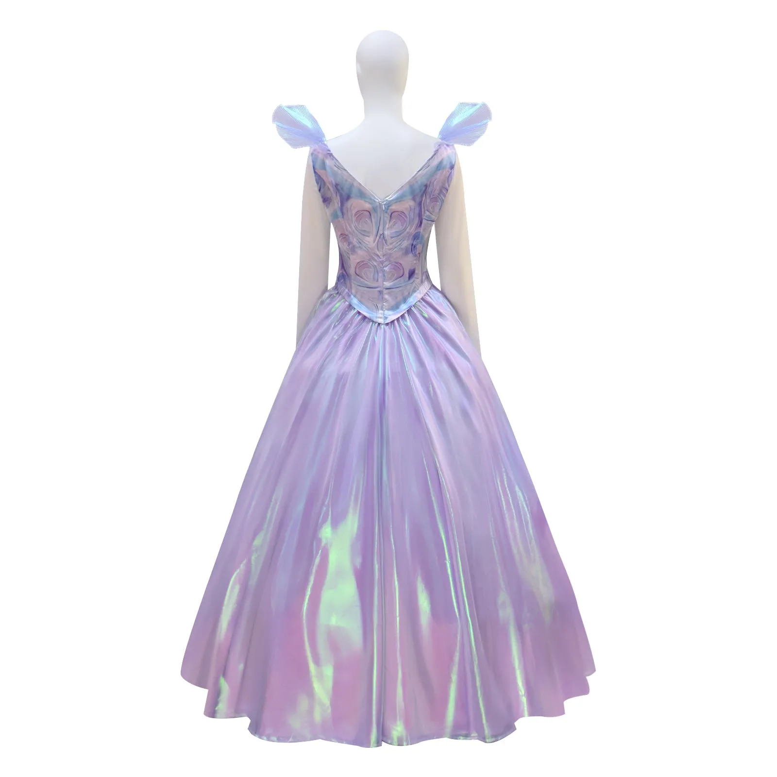 Wicked Witch Glinda Fairy Purple Cosplay Costume Prom Dress Halloween Outfit ACcosplay