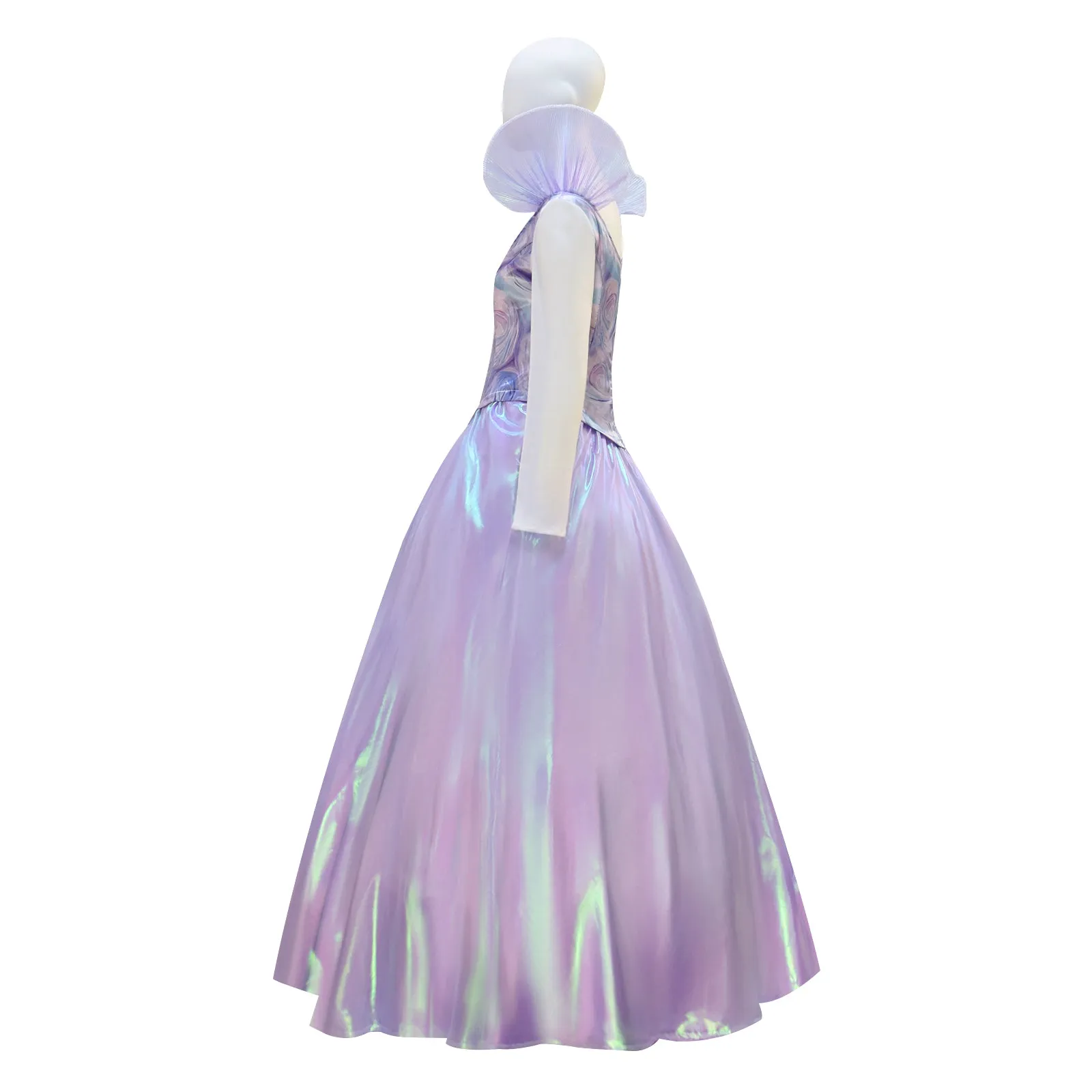 Wicked Witch Glinda Fairy Purple Cosplay Costume Prom Dress Halloween Outfit ACcosplay