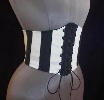Wide Stripe Waist Cincher