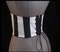 Wide Stripe Waist Cincher