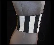 Wide Stripe Waist Cincher