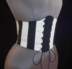 Wide Stripe Waist Cincher