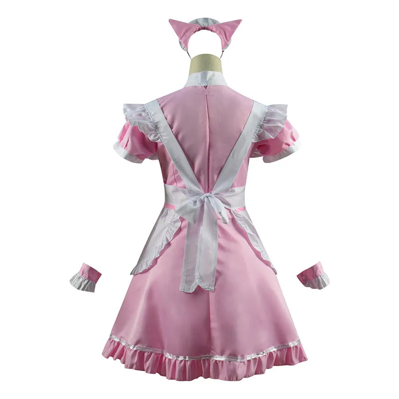 Women Maid Outfit French Apron Lolita Dress Maid Dress Cosplay Costume