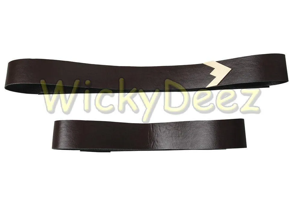 Wonder Woman Black Cloak & Straps Cosplay Diana Prince Costume